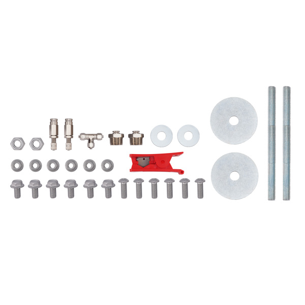 Rear Air Ride Suspension Bags Bracket Kit fit for Chevy Impala Caprice 1965-1970-4