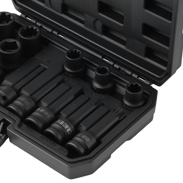 16x Impact Brake Caliper Special Socket Set fit for Audi BMW Ford M14 M18 H14 H17-1