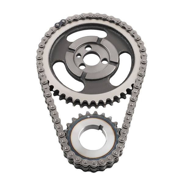 HD Double Roller Timing Chain Set fit for Chevy SBC 283 305 327 350 383 400 5.7L-3