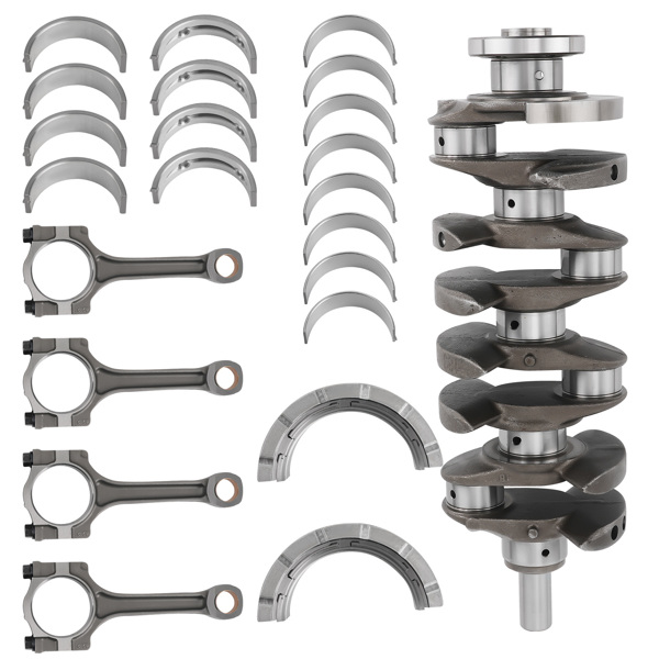 2.4L Engine Crankshaft & Con Rod & Bearings Set fit for Chevy GMC Buick ECOTEC-9