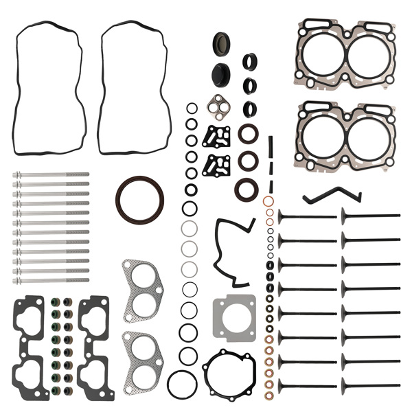 MLS Head Gasket Full Set with Valves Bolts fit for Subaru Legacy 2.5L 2005-2009-9