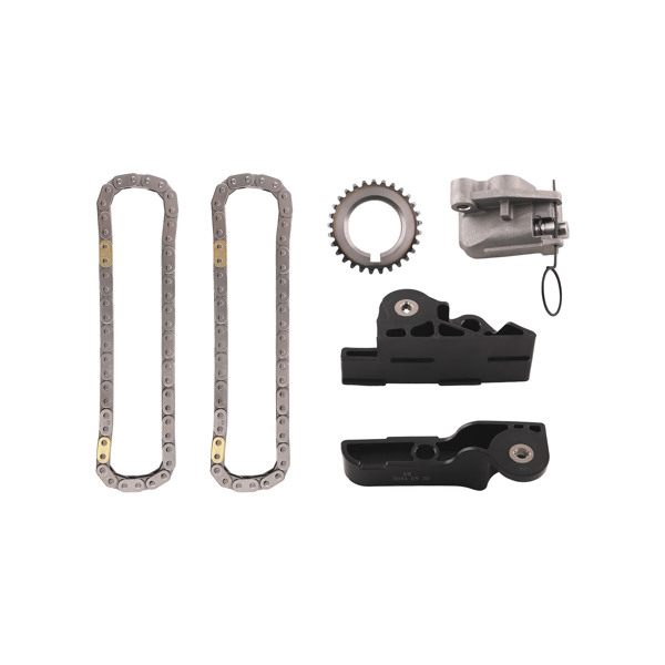 Timing Chain Kit + 4PCS VVT Solenoid fit for EXPEDITION EXPLORER FORD EDGE 3.5/ 3.7L-7