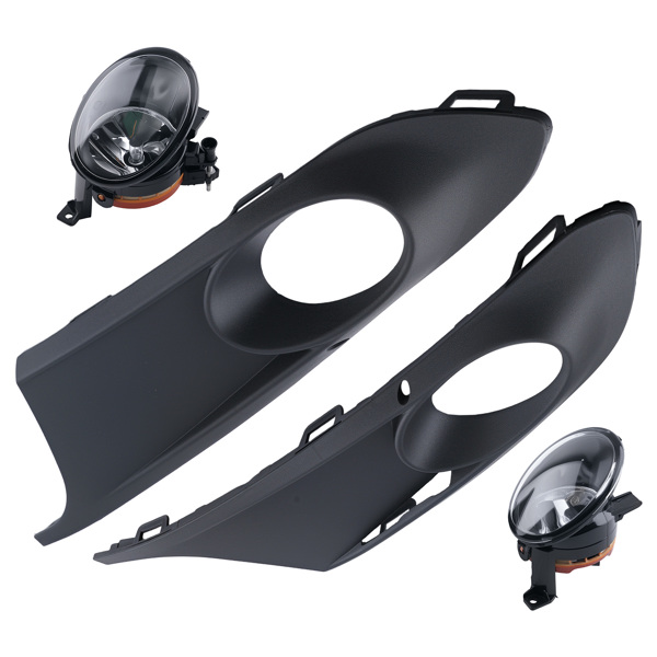 Fog Driving Lamp fit for VW Jetta 2011-2014 5K0941699G Left Right Halogen w/ Bulbs-5