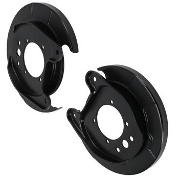 Brake Dust Shield Rear fit for Nissan Frontier 2005-2020 Black 44020EA070 44030EA070