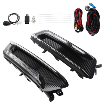 Pair LED Bumper Fog Lights W/Wiring & Switch Kits fit for Chevy Impala 2014-2020