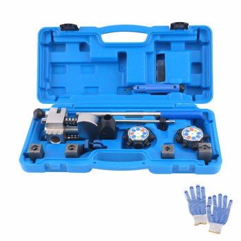 Brake Flaring Tool Kit 37° 45° Dual Head Double Bubble Steel Aluminum Set
