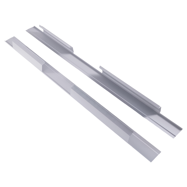 Pair Zinc-Plated Rocker Panels fit for Ford Expedition 2007-17 Steel-4