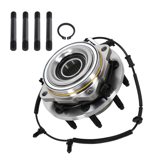 Front LH RH Wheel Hub & Bearing fit for Ford F-350 Super Duty 17-22 515183 8 Lugs-9