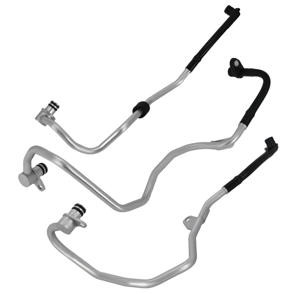 Turbo Coolant Feed Return Lines Kit fit for Mercedes‑Benz E550 W212 CL550 C216 V8-9