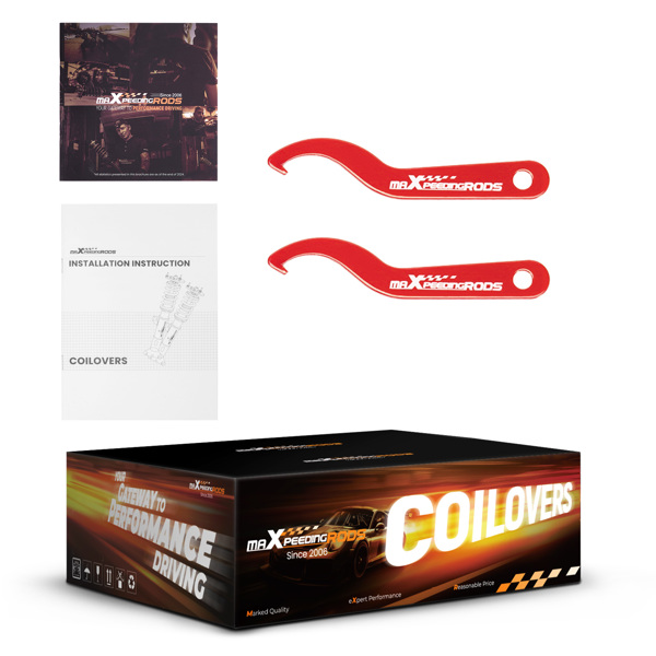 Rear Coilover Suspension Kit 24 Way Damping fit for Dodge Charger Challenger 11-23-6