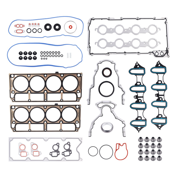 Head Gasket Set fit for Chevy Silverado 1500/2500 1999-01 4.8L/5.3L 8 Cyl Engine-9