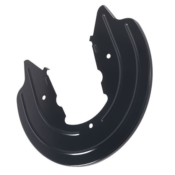 Black Steel Brake Dust Shields Rear fit for Ford Mustang 1994-2004 Mercury Sable-1