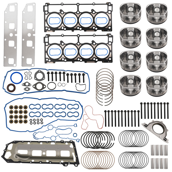 Pistons Head Gaskets Bolts Set fit for 2005-2006 Chrysler Dodge Jeep 5.7L V8 Hemi-9