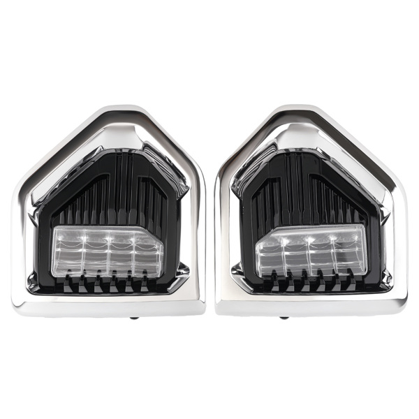 Pair Fog Lights Lamps fit for GMC Sierra 1500 Denali 2019-2022 W/ Bezels LH+RH-3