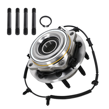 Front LH RH Wheel Hub & Bearing fit for Ford F-350 Super Duty 17-22 515183 8 Lugs