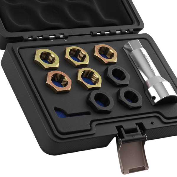 8x Thread Chaser Set fit for Axle/Wheel Studs M20x1.25-M24x2.0 + Extension Bar-4