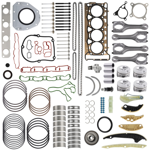 Engine Overhaul Rebuild Pistons & Rods Kit fit for Audi VW 2.0 TFSI A4 Q5 Jetta CCTA-9