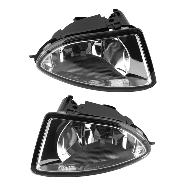 Fog Lights Set Fit fit for Honda Civic Coupe Sedan 2/4Dr 2004-05 W/Switch Bulbs Lens-1