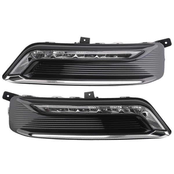 Pair LED Bumper Fog Lights W/Wiring & Switch Kits fit for Chevy Impala 2014-2020-4
