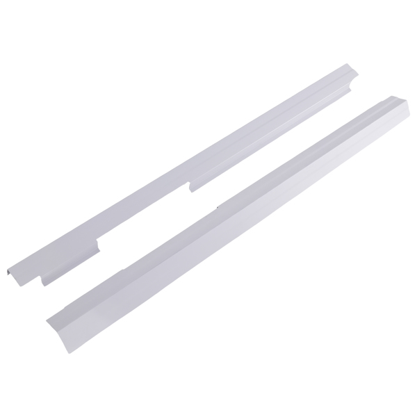 LR Rocker Panels fit for Chevy Silverado GMC Sierra 2007-2013 Steel Pair Crew Cab-4