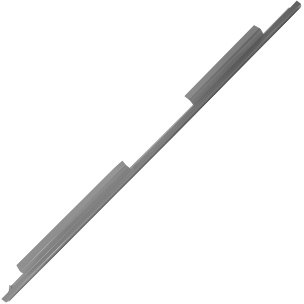 LR Rocker Panels fit for Chevrolet Avalanche 2002-2006 Crew Cab Steel Pair-7