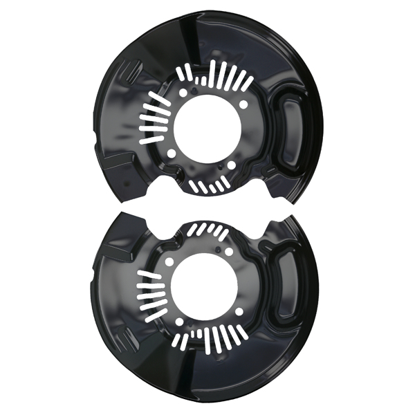 Brake Dust Shield Front L&R fit for Toyota Tacoma 2005-2023 Black 47782-04040-9