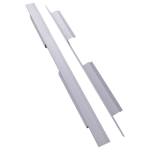 Pair Zinc-Plated Rocker Panels fit for Ford Expedition 2007-17 Steel-9