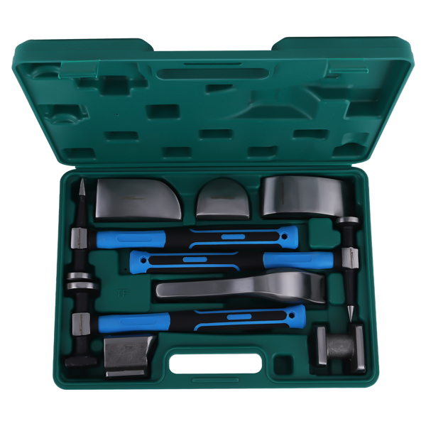 9X/Set Auto Body Panel Fender Hammer Dolly Set Sheet Metal Repair Tool Kit-5