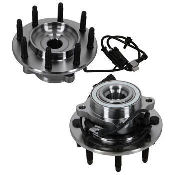Front Wheel Hub & Bearing Set fit for GMC Sierra 1500 HD 2001-2003 WE515058 4WD