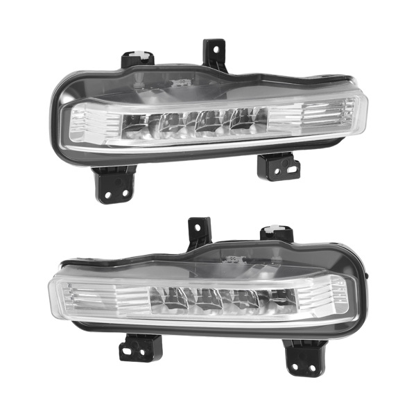 Left+Right Side Fog Light fit for Ford Explorer 2020 2021 2022 2023 2024 W/ Bulbs-1