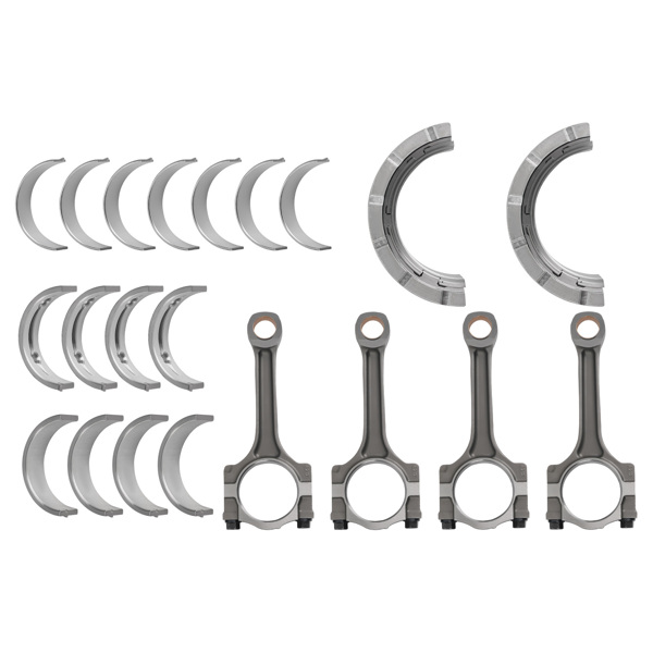 2.4L Engine Crankshaft & Con Rod & Bearings Set fit for Chevy GMC Buick ECOTEC-7