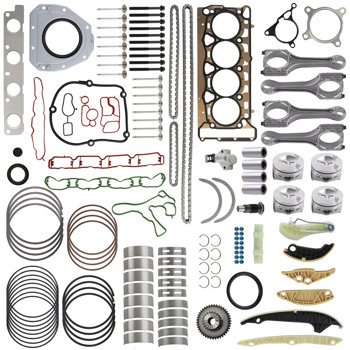 Engine Overhaul Rebuild Pistons & Rods Kit fit for Audi VW 2.0 TFSI A4 Q5 Jetta CCTA