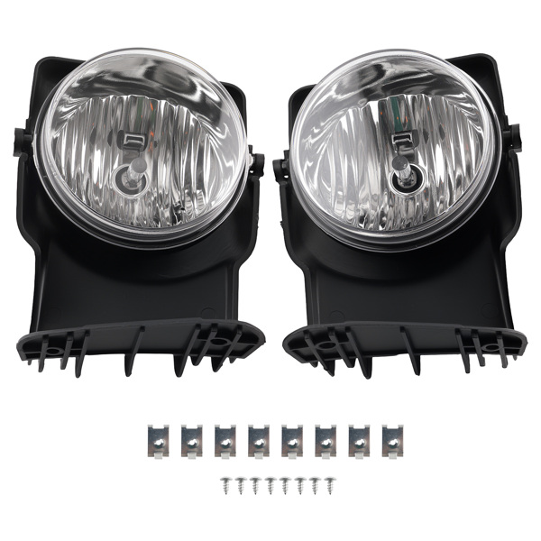 2X Bumper Fog Light Lamp w/ bulbs fit for GMC Sierra 1500 2500 3500 Pickup 2003-2006-9