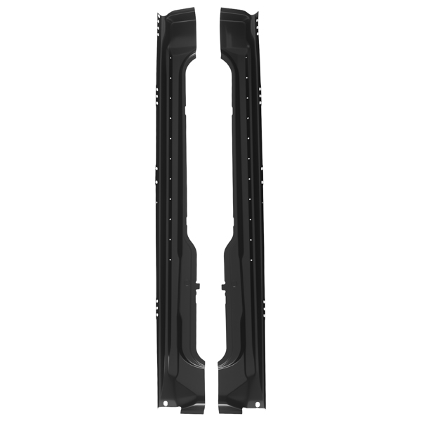 Rocker Panels fit for Ford F-150 2009-2014 Extended Cab Trucks Steel Black-2