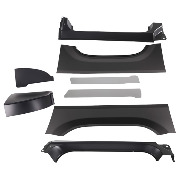 Inner Outer Rocker Panel Cab Corner Set fit for Chevy C/K 1973-87 Standard Cab-9
