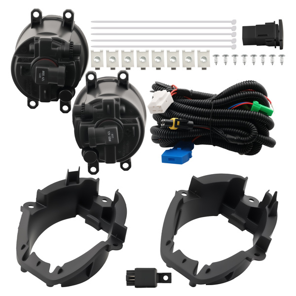 Fog Lights fit for Toyota RAV4 2006-2008 Clear Lens W/ Switch & Wiring 812100D042-1