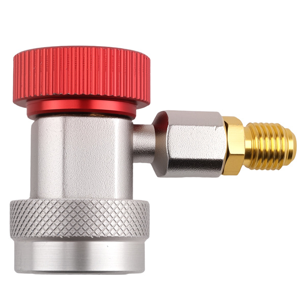 3-Way AC Gauge fit for R134a R12 R22 HVAC Manifold Service Set w/ Quick Coupler-3