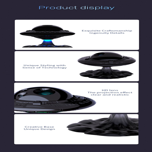 Source factory. Cross-border UFO Starry Sky Projection Lamp. Indoor ambient lighting decoration. Starry Sky Lamp. Complete multinational patent certifications.