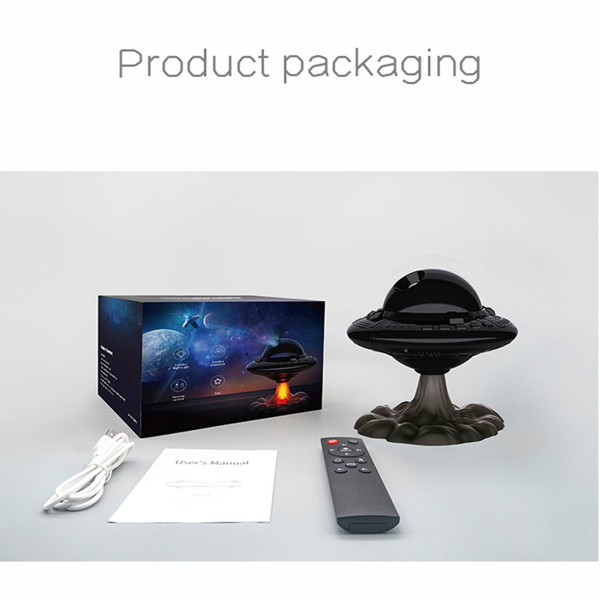 Source factory. Cross-border UFO Starry Sky Projection Lamp. Indoor ambient lighting decoration. Starry Sky Lamp. Complete multinational patent certifications.