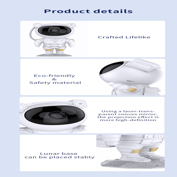 Source factory Cross-border astronaut starry sky projection light Indoor atmosphere light ornament Starry sky light Multinational patent certification is complete