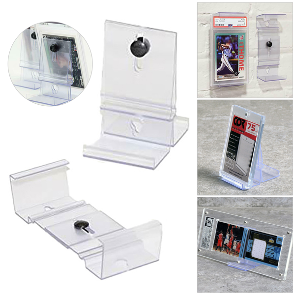适用卡牌PSA评级BGS卡砖桌面展示框挂墙支架 1个（tk,temu下自提）-8