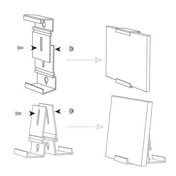 适用卡牌PSA评级BGS卡砖桌面展示框挂墙支架 1个（tk,temu下自提）-2