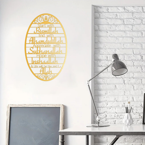 华丽的壁挂式咖啡杯架由金属制成，配有外套和衣架的挂钩，一个非常时尚的墙壁组织者，实用钩子（TikTok、temu下自提）-24