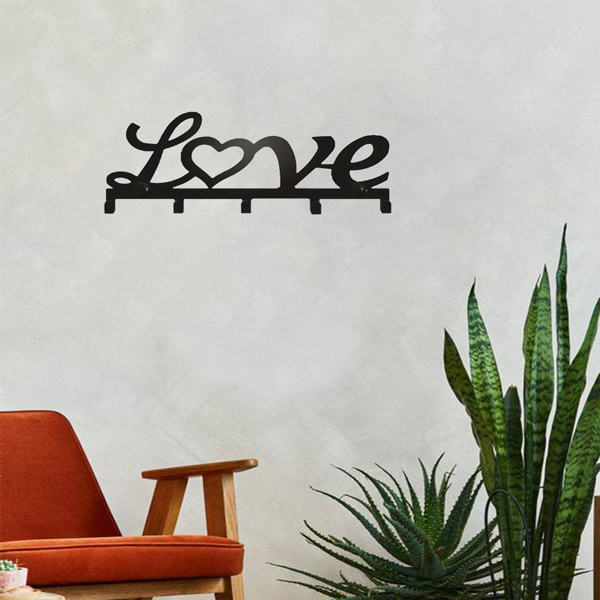 浮动金属壁挂式钥匙架，具有双重安装方法（粘接/冲压）-理想的存储解决方案，适用于家庭和办公室。效用钩子（TikTok、temu下自提）-8