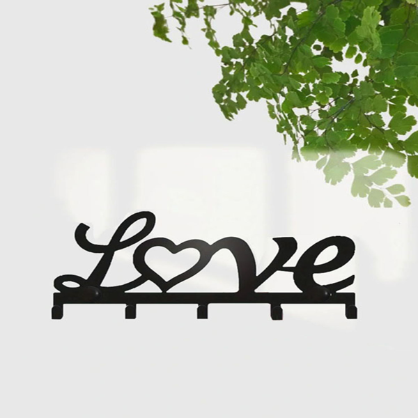 浮动金属壁挂式钥匙架，具有双重安装方法（粘接/冲压）-理想的存储解决方案，适用于家庭和办公室。效用钩子（TikTok、temu下自提）-2