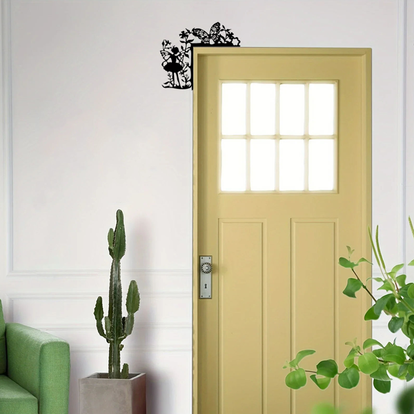 可爱的小猫启发的金属壁挂式机架拥有10个挂钩，理想的装饰组织者的墙壁。实用和时尚。实用钩子。（TikTok、temu下自提）-22