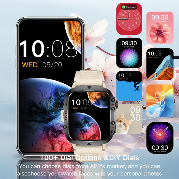 智能手表金色单硅胶表带（temu禁用）-7