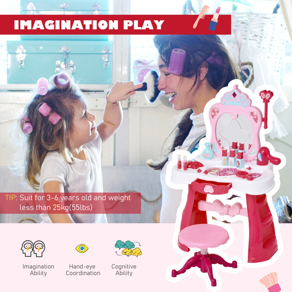 儿童梳妆台套装（周末不发货）-7