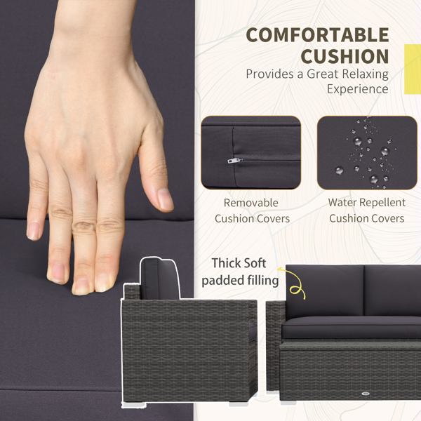 户外花园沙发 /外藤条沙发-6