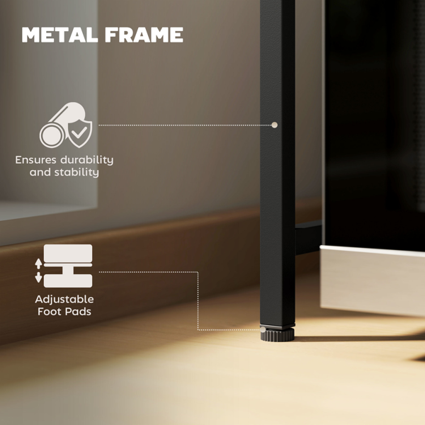 带3个挂钩的可扩展微波炉架-3